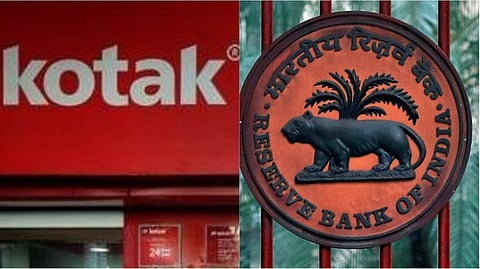 Logos of Kotak and RBI.
