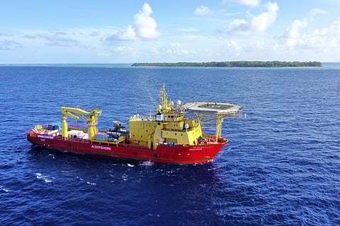 The science vessel of British-based Nekton Mission arrives in the Seychelles to begin the first stage of a multi-year mission to explore the depths of the Indian Ocean and document the effects of global warming on one of the planet's last major unexplored