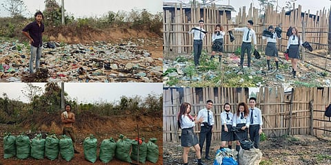 Trashtag Challenge. (Photo | Twitter, instagram)