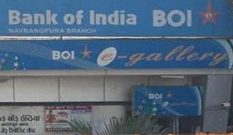 A Bank of India branch
