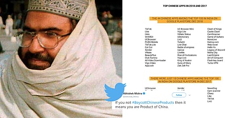 #BoycottChinaProducts trends on social media.