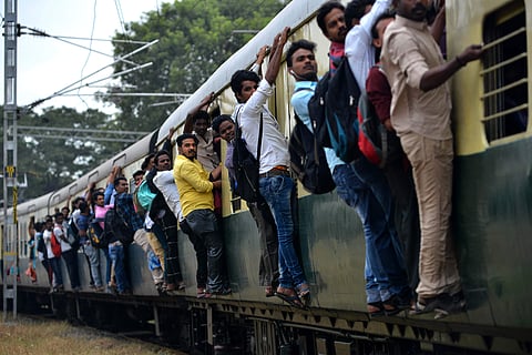 41% of the respondents said that commuting to or from work is the part of the working day which they like the least. (Photo | EPS)