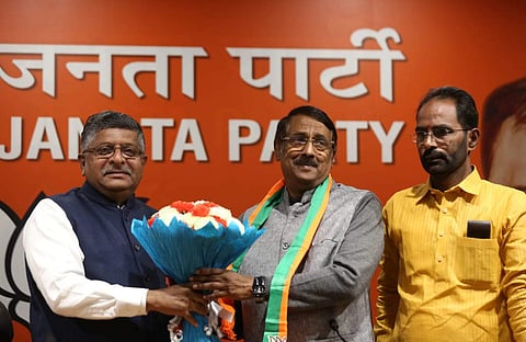 Tom Vadakkan on Thursday joined the BJP. (Photo | Shekhar Yadav, EPS)