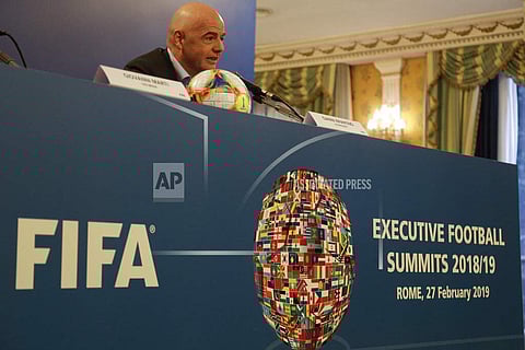 FIFA President Gianni Infantino. (Photo | AP)