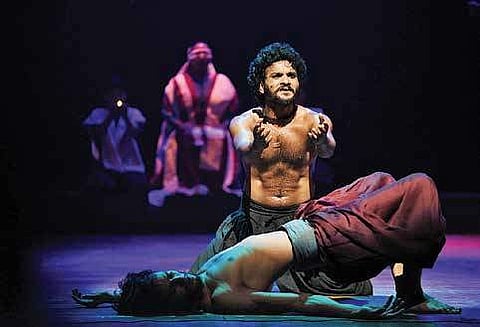 A still from the play Andha Yug