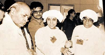 KV Rama Sai briefing former PM PV Narasimha Rao on India’s first guided missile applications | Express