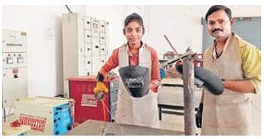 Padi Mamita with her instructor at Rayagada ITI | Express