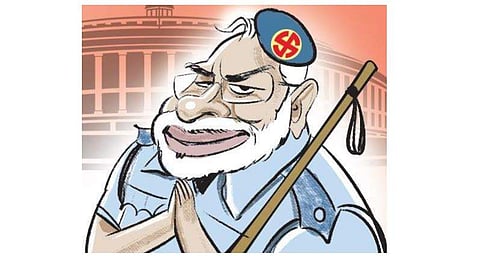 PM Narendra Modi tweaks Rahul’s favourite jibe to coin new election slogan