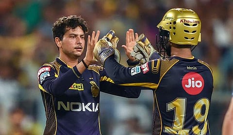 Kolkata Knight Riders spinner Kuldeep Yadav (File Photo | PTI)