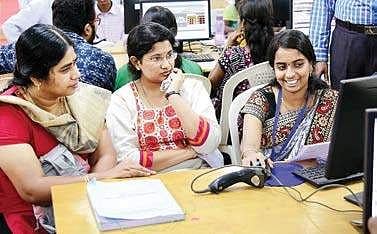 An aspirant during a counselling for engineering courses at Anna University in Chennai. (File | EPS)