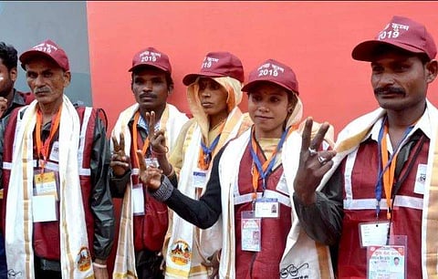 Sanitation workers set Guinness record at Kumbh in Prayagraj