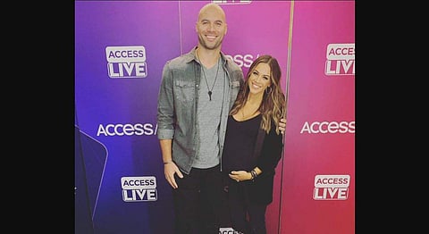 Jana Kramer and husband Mike Caussin. (Photo | Jana Kramer Twitter)