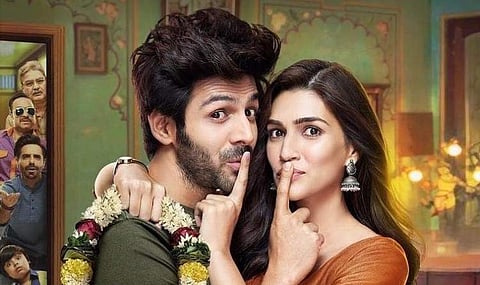 A still from Kartik Aaryan-starrer 'Luka Chuppi'.