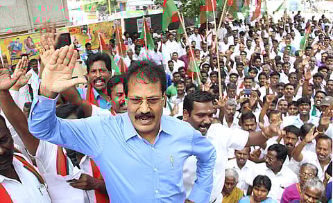 Puthiya Thamizhagam chief K Krishnaswamy. (File | Express Photo Service)