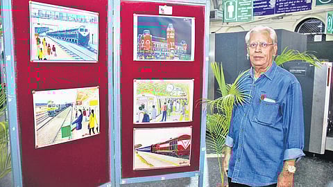 About 24 artworks were on display  Debadatta Mallick