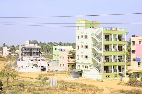 Apartments near Sarjapura Road, Bengaluru (File Photo | EPS)