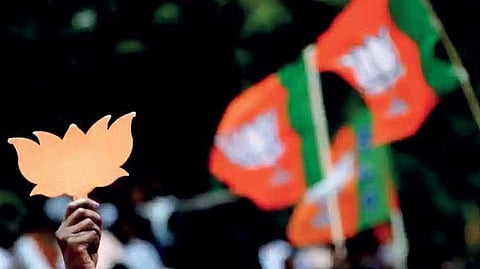 BJP flag representation