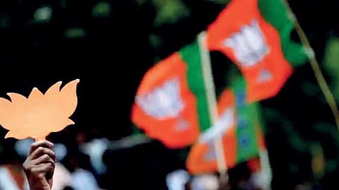 BJP flag representation