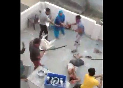 A screengrab from the video.