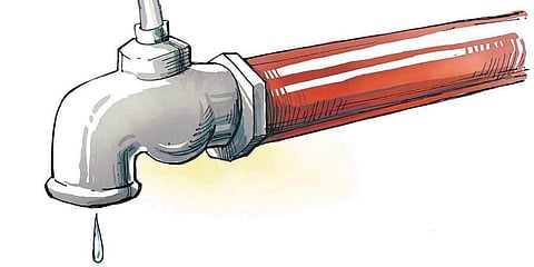 Residents in Adyar left high & dry sans metro water supply due to ‘delay in pipe repair works’