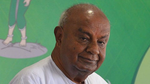 JD(S) leader HD Deve Gowda.