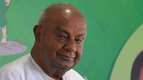 JD(S) leader HD Deve Gowda.