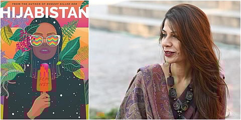 [L-R] Cover illustration of 'Hijabistan'; author Sabyn Javeri