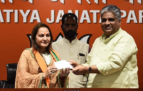 Jaya Prada joins BJP on March 26, 2019. (Photo | Praveen Negi, EPS)