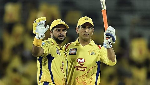Suresh Raina and M S Dhoni (File | PTI)