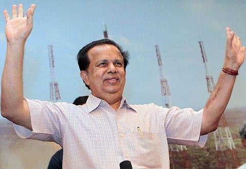 Former ISRO chairman Madhavan Nair (Photo | PTI)