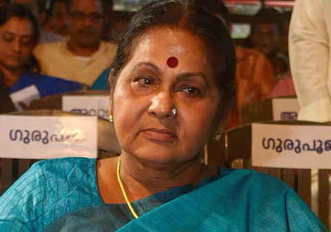 KPAC Lalitha  will inaugurate the honouring event of yesteryear actresses. (Express Photo| Manu R Mavelil)