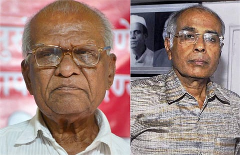Rationalists Govind Pansare (L) and Narendra Dabholkar (File Photos | PTI)
