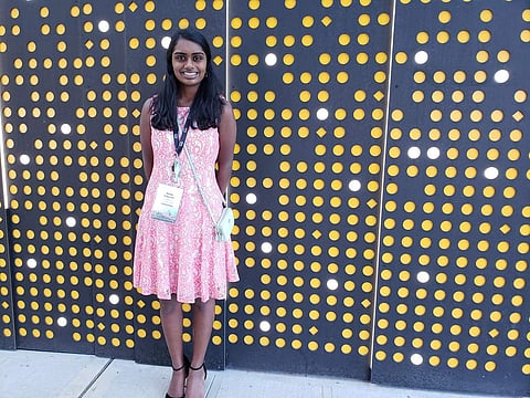 Also a social entrepreneur, Kavya is the founder and CEO of Girls Computing League, a non-profit organisation which has raised over USD 100,000 for computer science programming that impacts more than 3,800 American students. (Photo: Twitter)