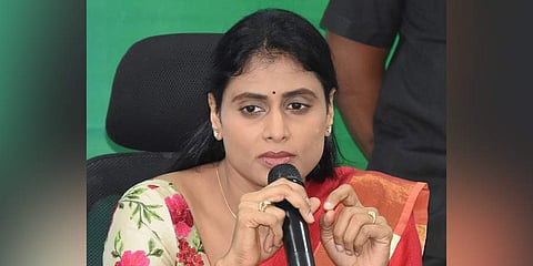 YS Sharmila, sister of YSRC chief YS Jagan Mohan Reddy. (Photo | EPS)