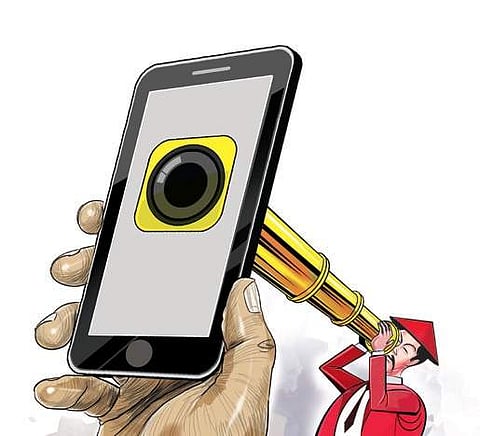 When you take a selfie or use filters, Chinese may be looking in