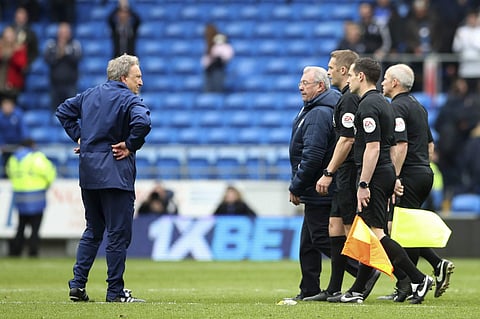 Warnock was furious after several decisions went against Cardiff | AP