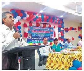 Volunteer teachers at the launch of ‘Teach Mayurbhanj’ at North Orissa University