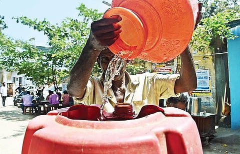 Water can prices are expected to go up by `3-`5 by the end of this month (Photo | Ashwin Prasath/EPS)