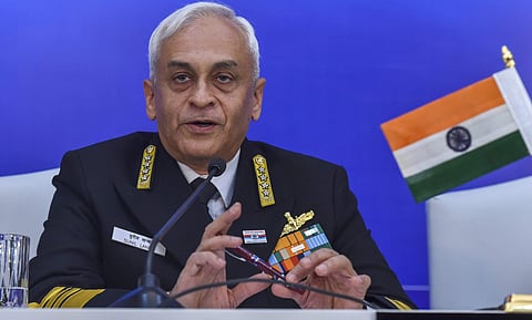 Chief of the Naval Staff Admiral Sunil Lanba (File photo | PTI)