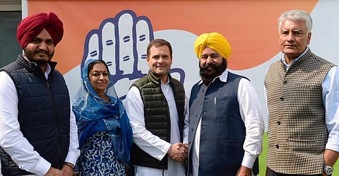 MP Sher Singh Ghubaya from Ferozpur (Punjab) joins Indian National Congress (Photo| Twitter)