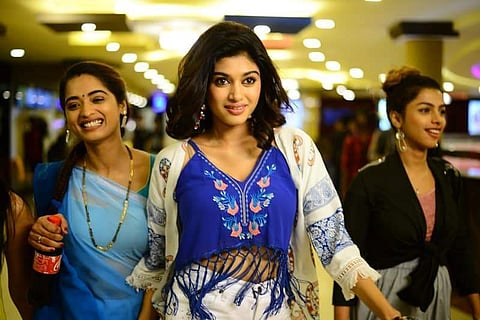 A still from Oviyaa-starrer 90ml.