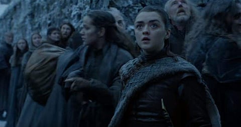 Arya Stark in Games of Thrones Season 8 trailer. (YouTube screengrab)