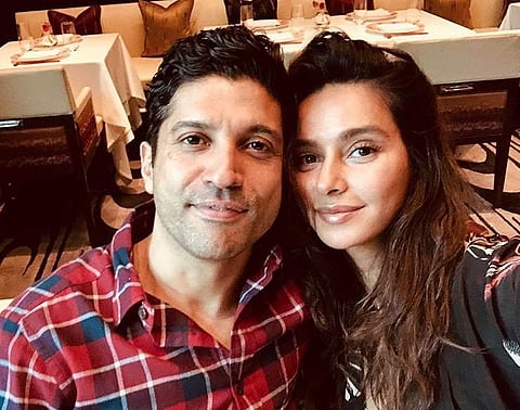 Farhan Akhtar and Shibani Dandekar (Photo | Instagram)