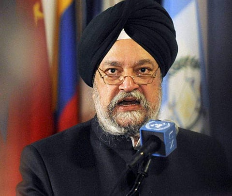 Union Urban Affairs Minister Hardeep Singh Puri (File | PTI )