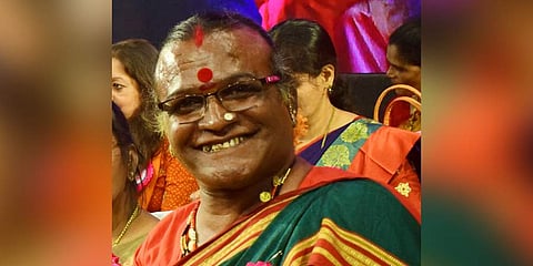 Manjamma Jogati, a transgender who received the  Kittur Rani Chennamma Award. (Photo | EPS)