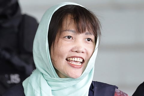 Vietnamese Doan Thi Huong leaves Shah Alam High Court in Shah Alam, Malaysia. (Photo | AP)