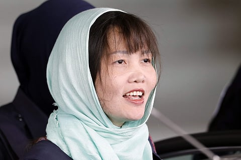 Vietnamese Doan Thi Huong leaves Shah Alam High Court in Shah Alam, Malaysia. (Photo | AP)