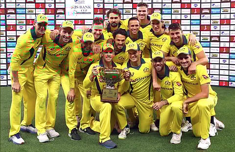 With their Pakistan whitewash, Australia have won eight ODIs in a row (Photo | Cricket Australia Twitter)