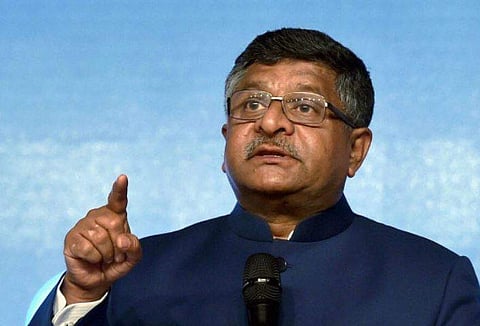 Union Law and IT Minister Ravi Shankar Prasad (File | PTI)