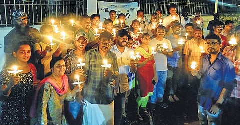 The candle vigil to celebrate Earth Hour